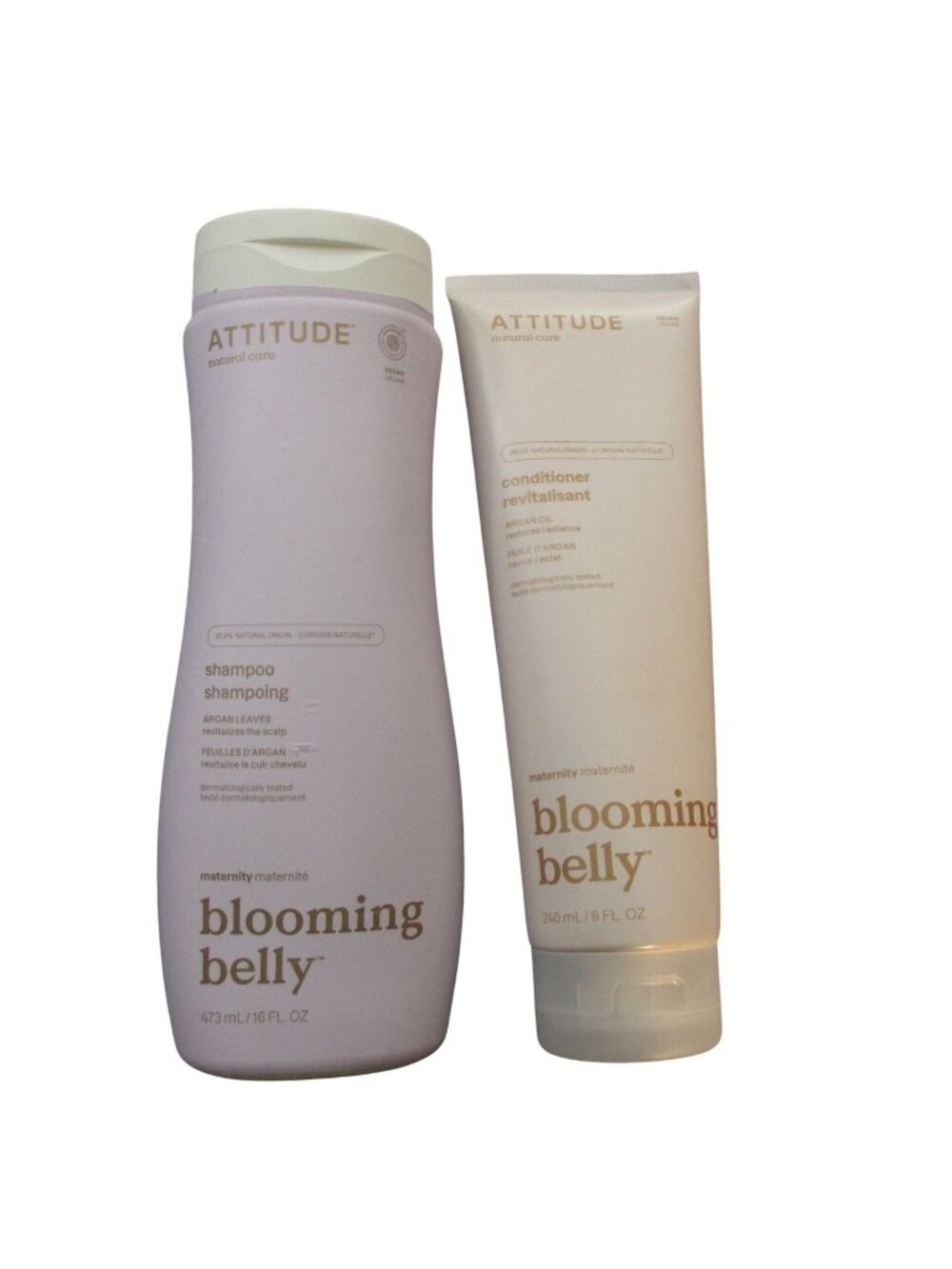 Attitude Natural Care Blooming Belly Pregnancy Shampoo & Conditioner Argan Oil